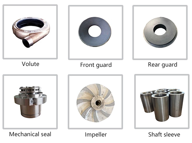 Factory Customized Wear Resistant High Chromium Cast Ceramic Slurry Pump Spare Parts Impeller